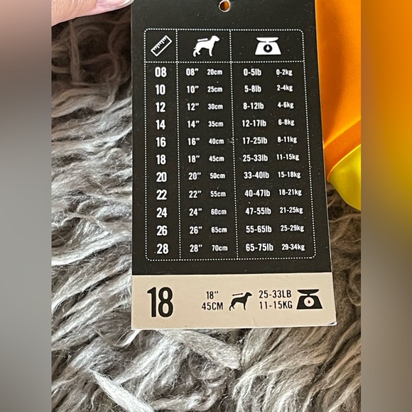 Canada Pooch Rainbow/Pride Torrential Tracker Dog 18” Rain Jacket - Picture 7 of 8